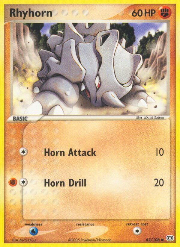 Rhyhorn - 62/106 - EN