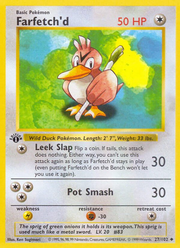 Farfetch’d - 27/102 - EN Farfetch’d - 27/102 - EN