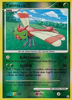 Yanma - 128/146 - Reverse Holo - Pokémon TCG - Near Mint - DE
