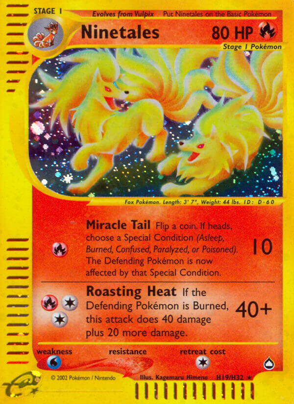 Ninetales - H19/H32 - Holo Rare - EN Ninetales - H19/H32 - Holo Rare - EN