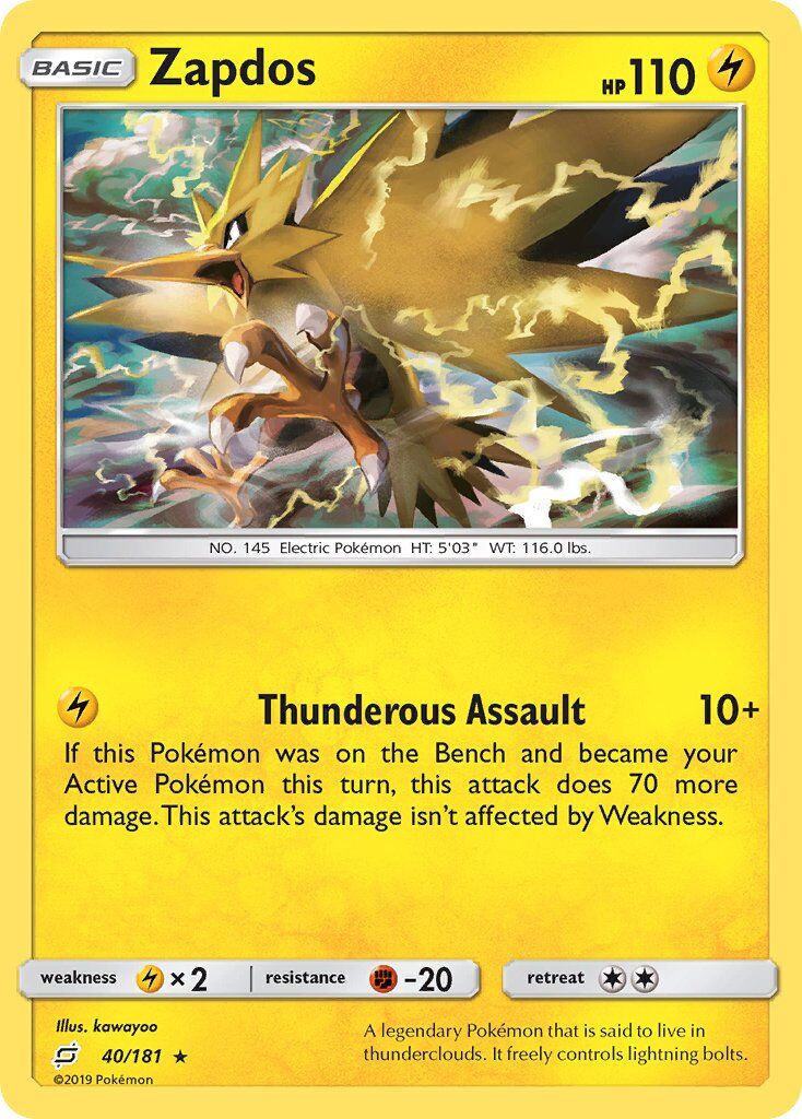 Zapdos - 40/181 - EN Zapdos - 40/181 - EN