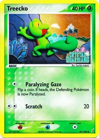 Treecko - 67/100 - Reverse Holo - EN Treecko - 67/100 - Reverse Holo - EN