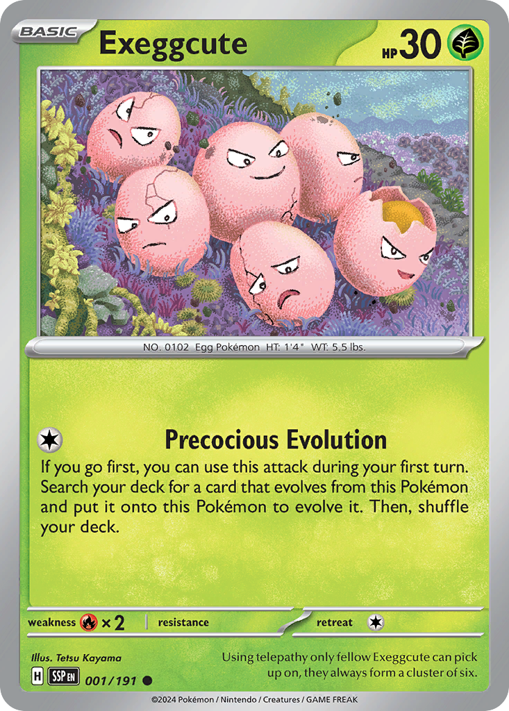 Exeggcute - 001/191 - EN Exeggcute - 001/191 - EN