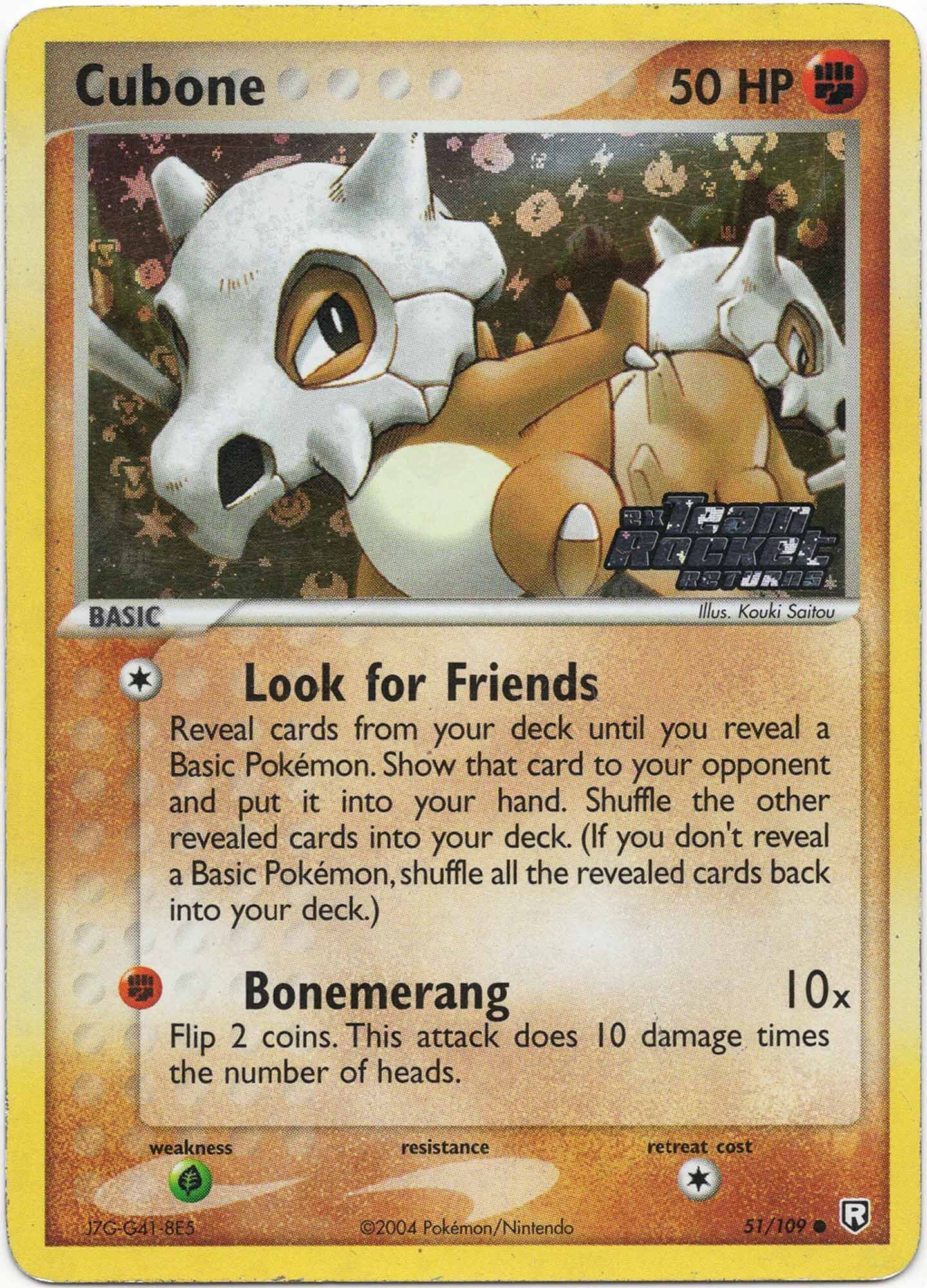 cubone-51-109-poke-mon-tcg-lightly-played Cubone - 51/109 - Pokémon TCG (Lightly Played)