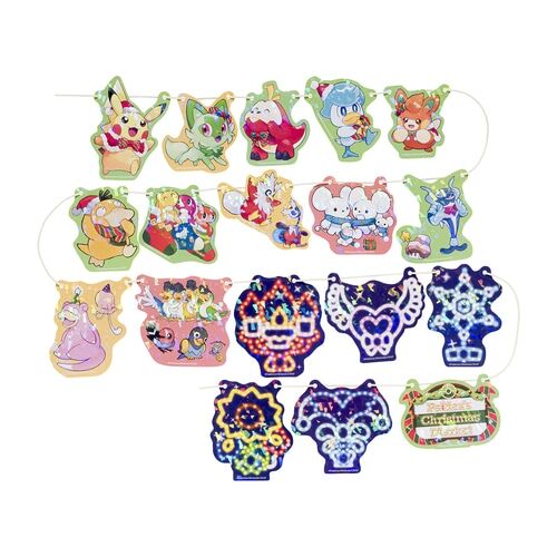 Pokemon Paldeas Weihnachtsmarkt Garland Terrace Design