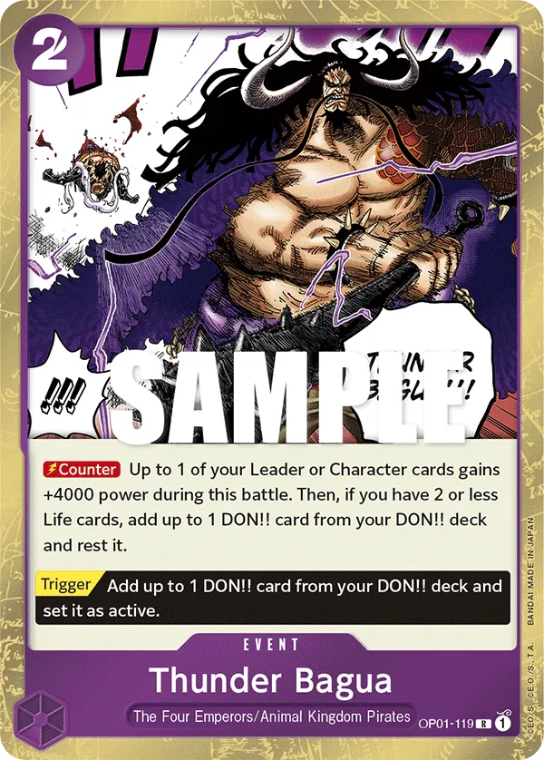Thunder Bagua - OP01-119 Thunder Bagua - OP01-119