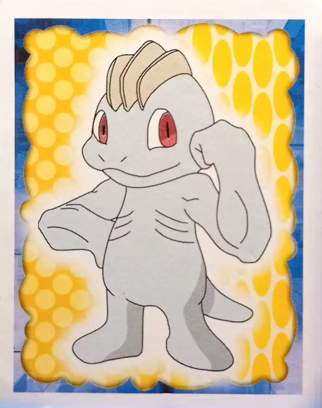 Machop - 66 - Merlin Sticker Series 1 Machop - 66 - Merlin Sticker Series 1