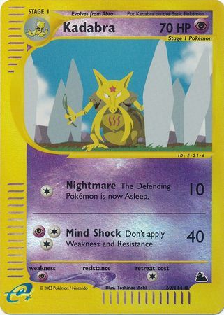 Kadabra - 69/144 - Reverse Holo - EN Kadabra - 69/144 - Reverse Holo - EN
