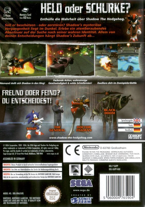 Shadow the Hedgehog - DE