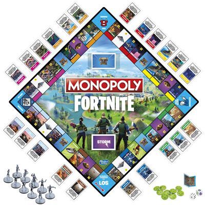 Monopoly Fortnite Sammlerausgabe inkl. In-Game Back Bling Set Code