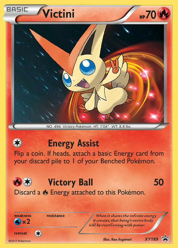 victini-xy189-pokemon-tcg-near-mint Victini - XY189 - Holo - Pokémon TCG - Near Mint