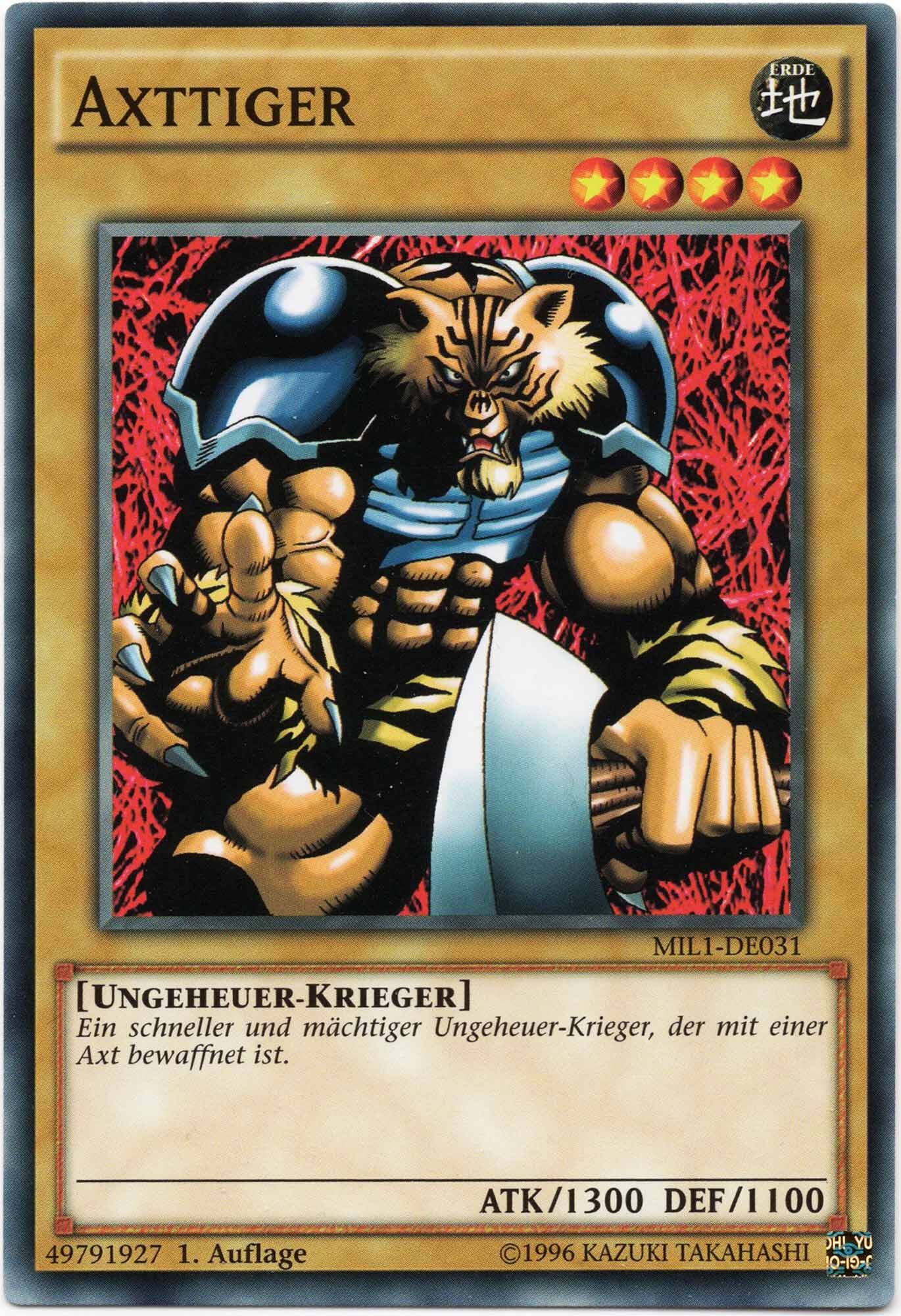 axttiger-mil1-de031-common-1-auflage-lightly-played Axttiger - MIL1-DE031 - Common - 1. Auflage (Lightly Played)