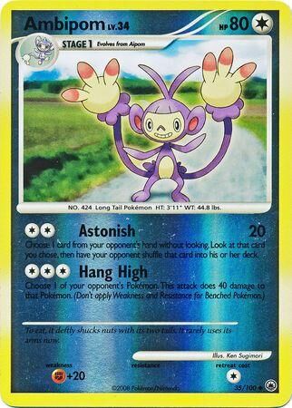 Ambipom - 35/100 - Reverse Holo - EN
