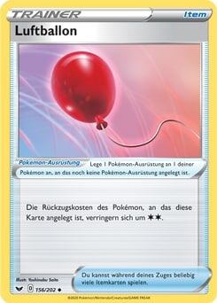 Luftballon 156/202 - Pokémon TCG