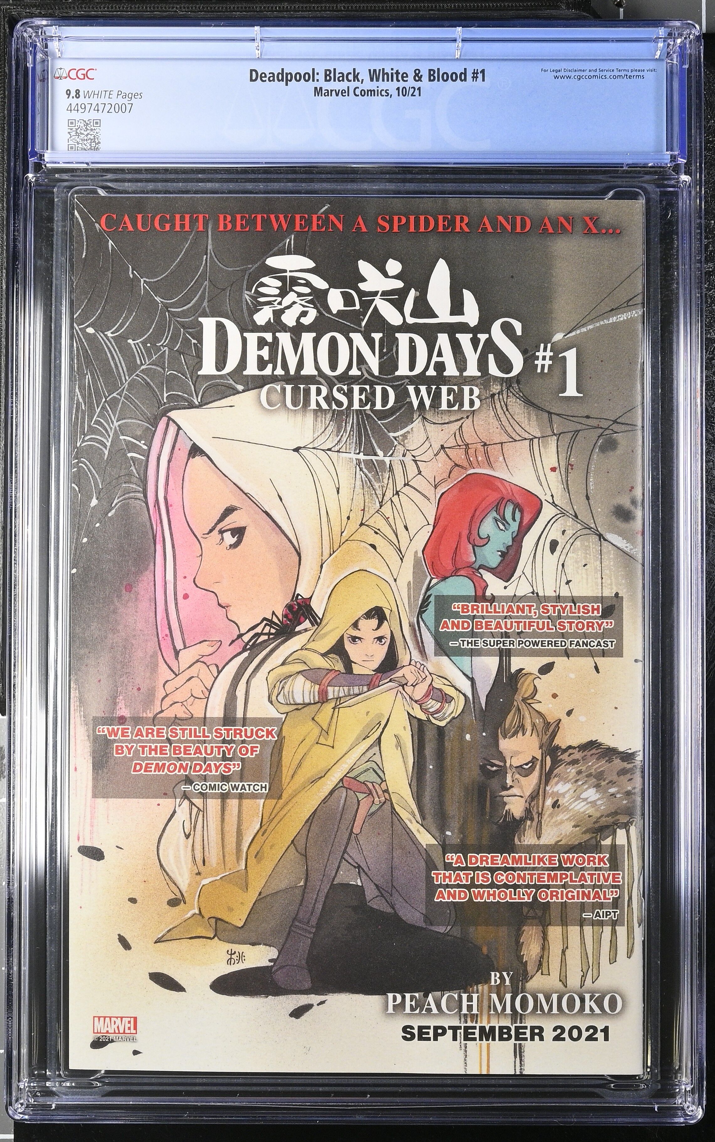 Deadpool: Black, White & Blood #1 CGC 9.8 Top Pop!