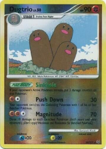 Dugtrio - 24/127 - Reverse Holo - EN