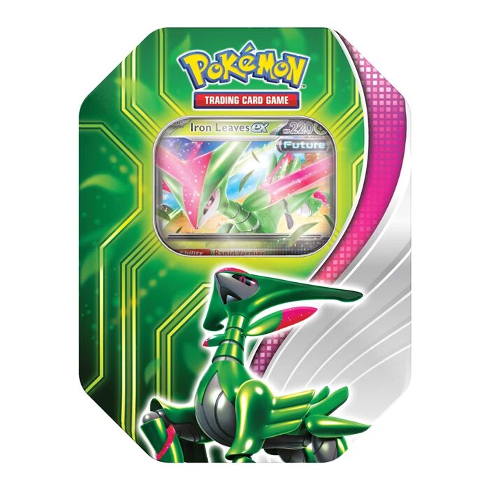 Pokémon TCG: Paradox Clash Iron Leaves EX Tin - EN Pokémon TCG: Paradox Clash Iron Leaves EX Tin - EN