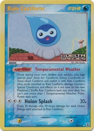 Rain Castform - 26/113 - Reverse Holo - EN