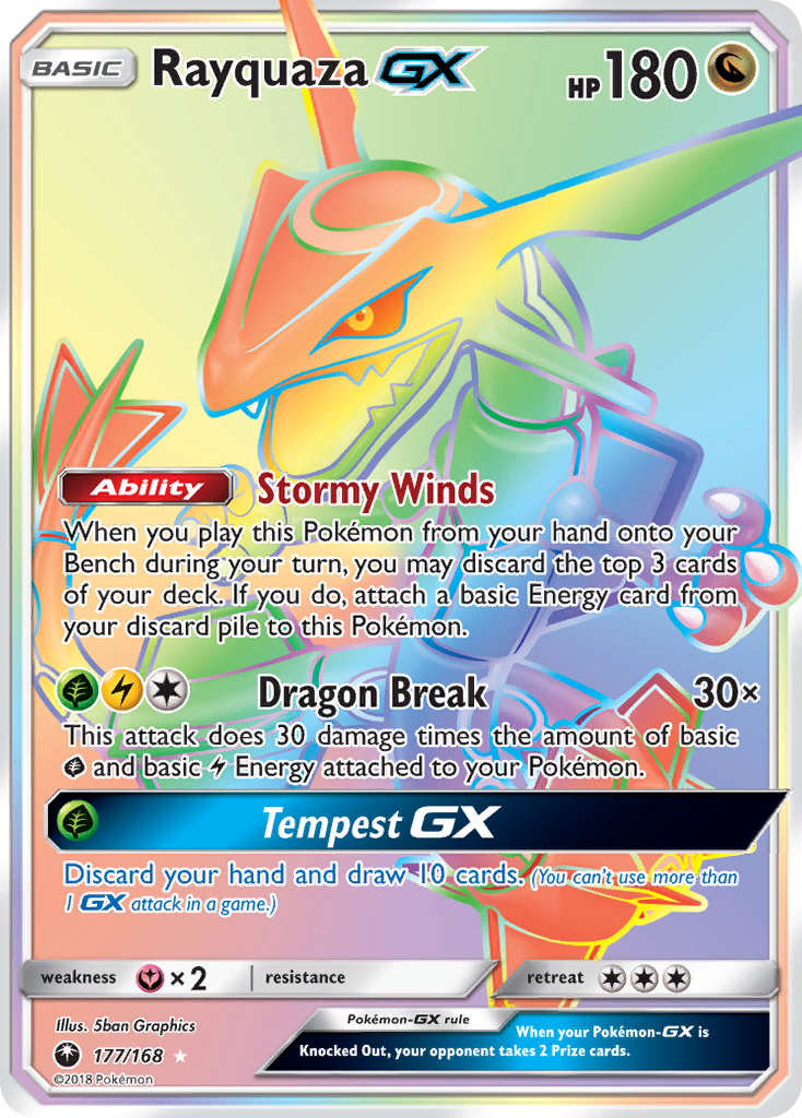 Rayquaza-GX - 177/168 - EN
