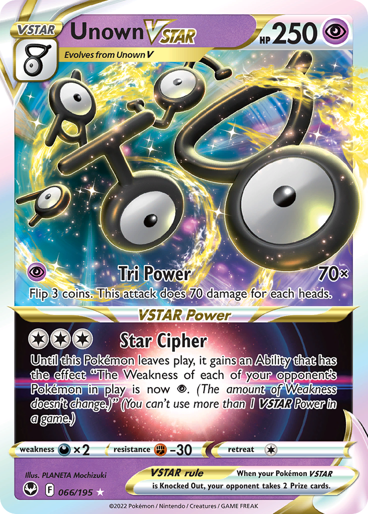 Unown VSTAR - 066/195 - EN