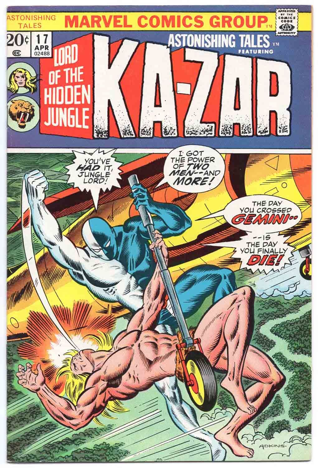 astonishing_tales_017 Astonishing Tales #17 Ka-Zar
