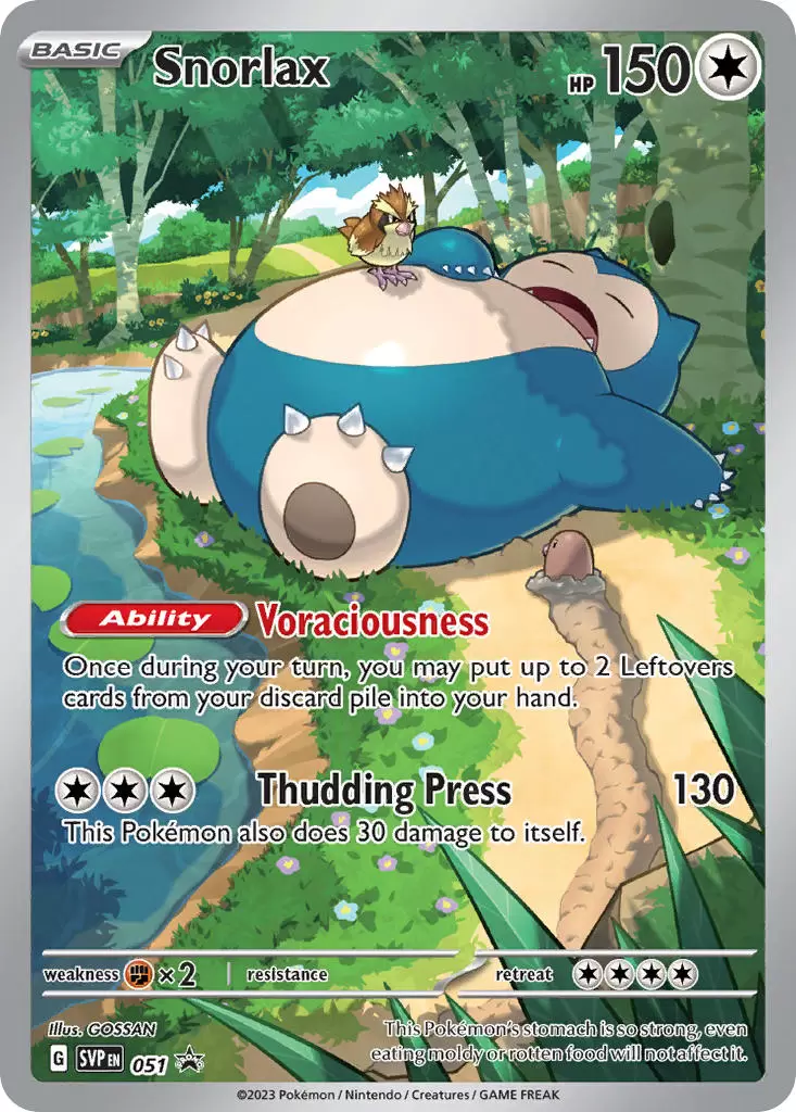 Snorlax - SVP 051 - EN Snorlax - SVP 051 - EN