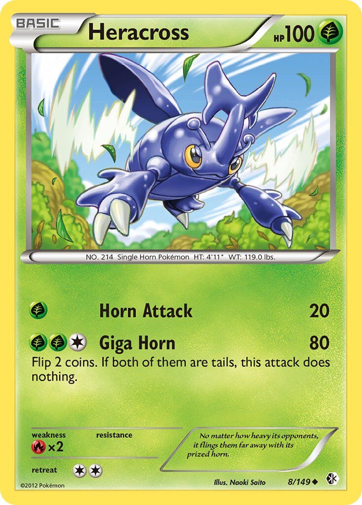 Heracross - 8/149 - EN Heracross - 8/149 - EN
