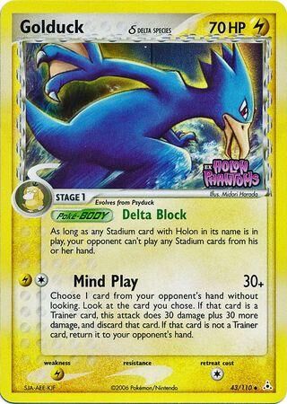 Golduck - 43/110 - Reverse Holo - EN Golduck - 43/110 - Reverse Holo - EN
