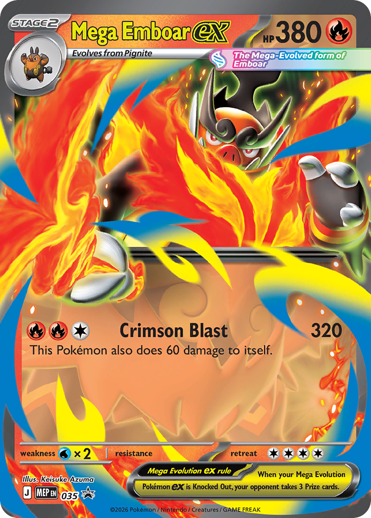 Mega Emboar ex - 035 - EN