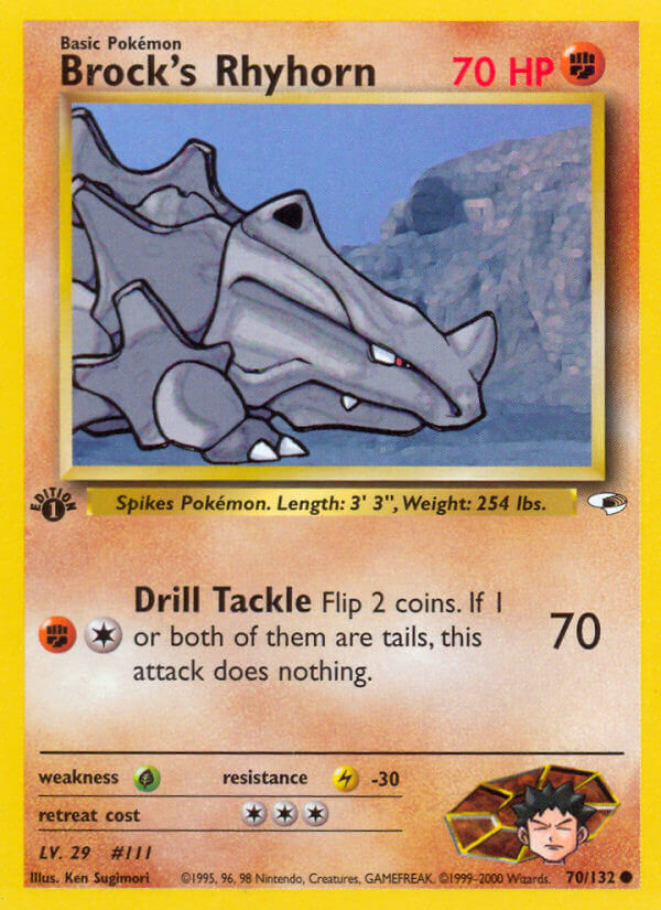 Brock’s Rhyhorn - 70/132 - EN