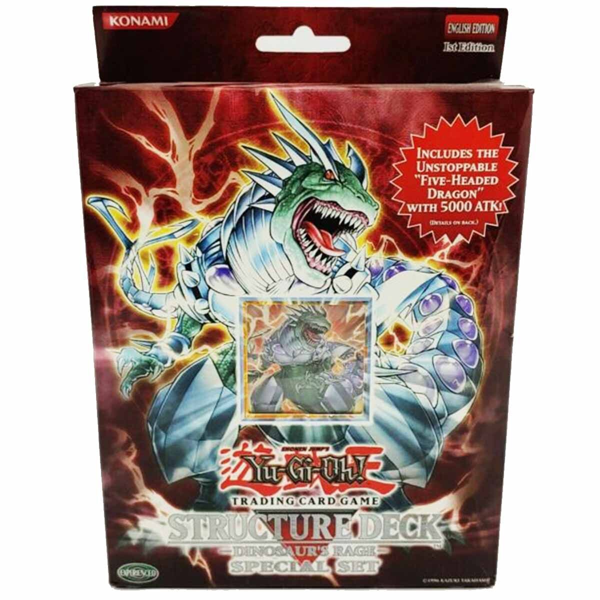 structure-deck-dinosaur-s-rage-special-set-five-headed-dragon-booster-yu-gi-oh-1 Structure Deck: Dinosaur's Rage Special Set (Five-Headed Dragon + Booster) - Yu-Gi-Oh! - EN