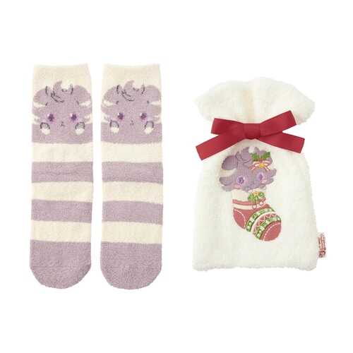 Fluffy Middle Heartwarming Christmas Espurr Pokémon-Socken (23-25cm)