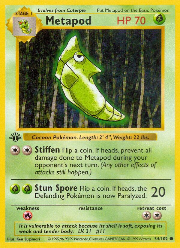 Metapod - 54/102 - EN Metapod - 54/102 - EN