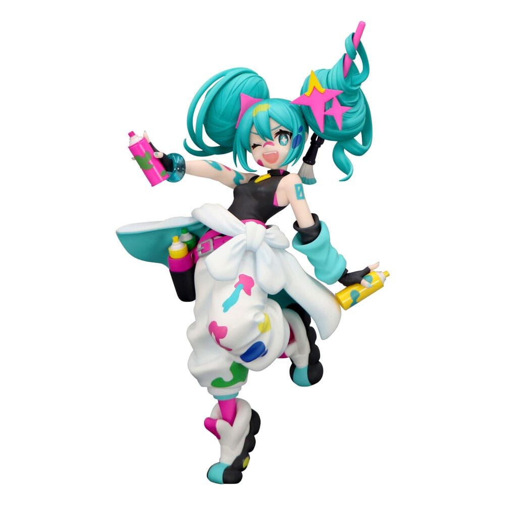 Hatsune Miku Trio-Try-iT PVC Statue Miku Paint Girl 19 cm Hatsune Miku Trio-Try-iT PVC Statue Miku Paint Girl 19 cm