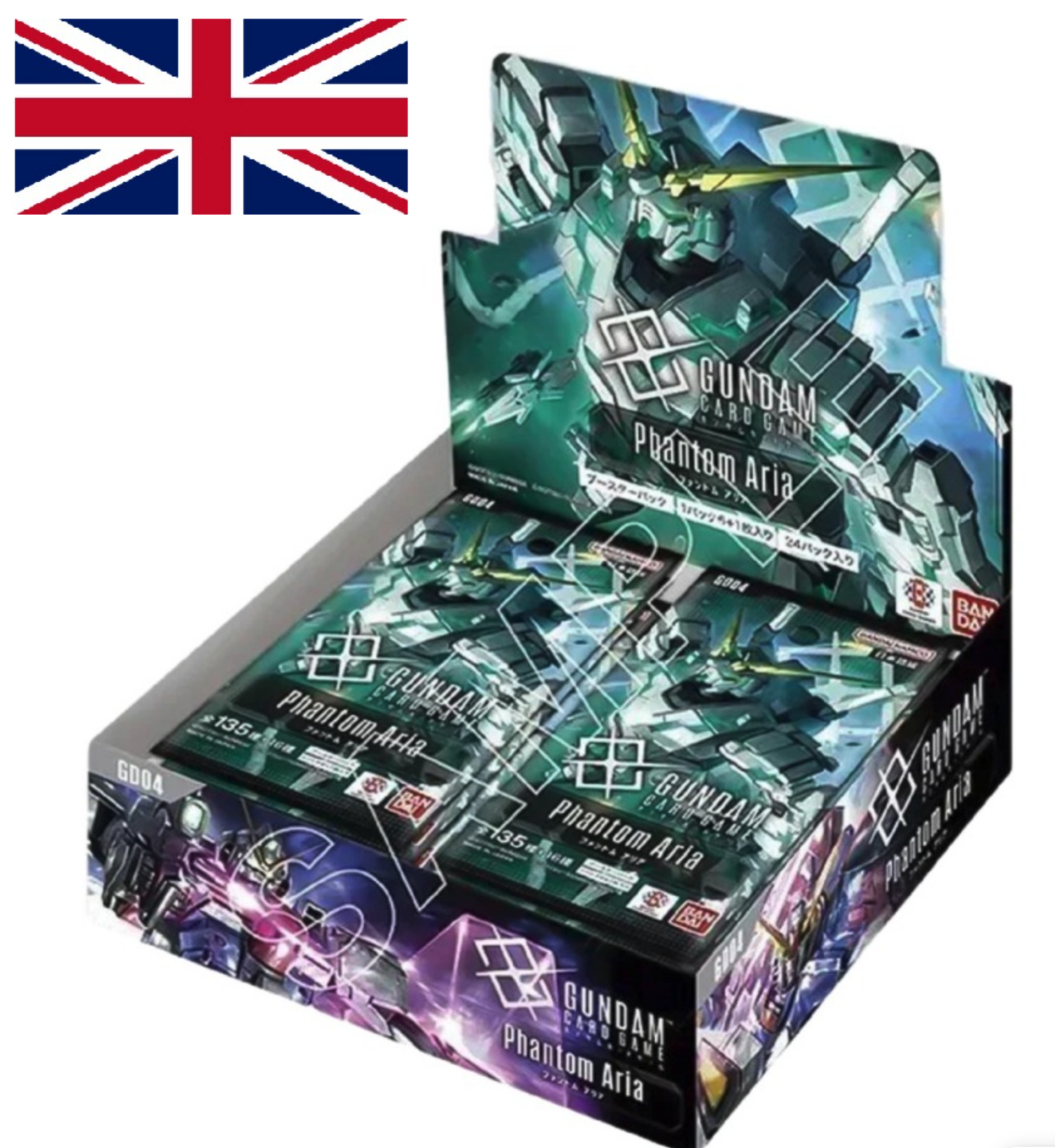 Phantom Aria (GD04) Booster Display (24) - Gundam Card Game - EN Phantom Aria (GD04) Booster Display (24) - Gundam Card Game - EN
