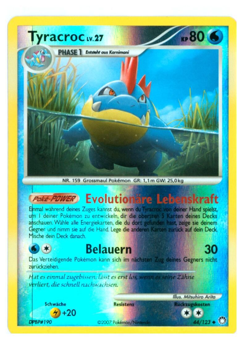 tyracroc-44-123-pokemon-tcg-near-mint-de Tyracroc - 44/123 - Pokémon TCG - Near Mint - DE