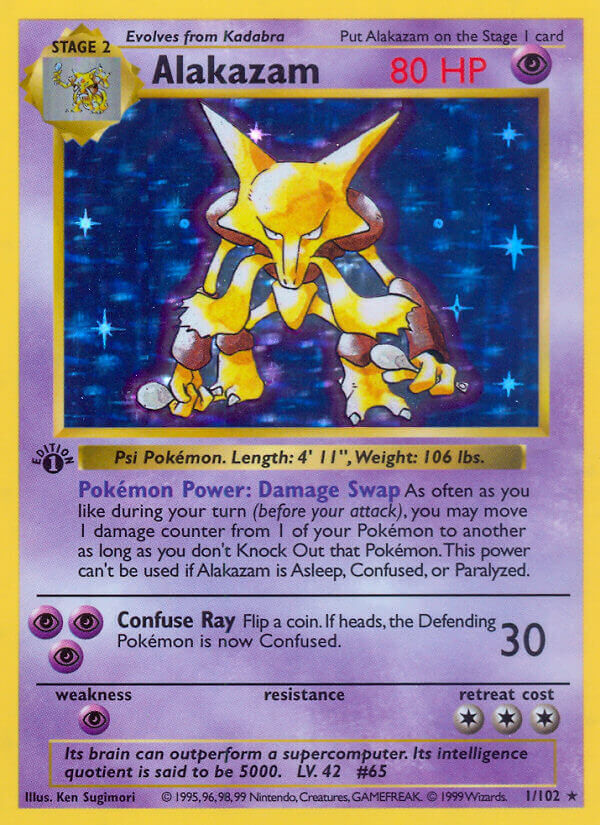 Alakazam - 1/102 - EN Alakazam - 1/102 - EN
