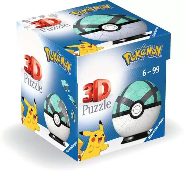 Pokémon 3D Puzzle Pokéballs: Netzball (55 Teile) Pokémon 3D Puzzle Pokéballs: Netzball (55 Teile)