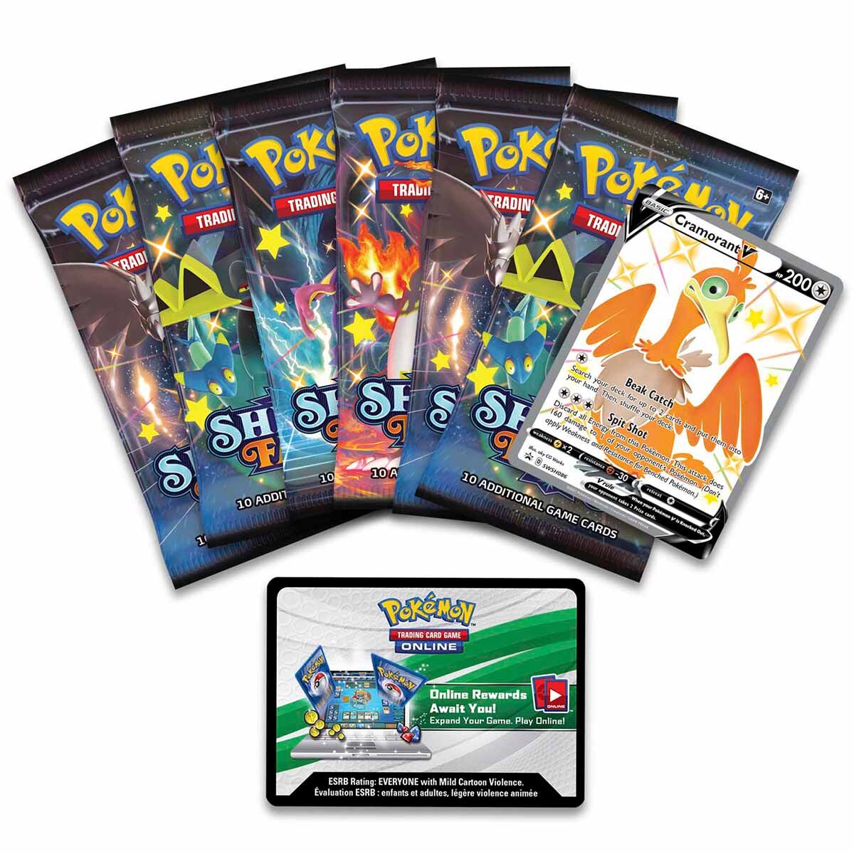 Pokémon Shining Fates Cramorant-V Tin Box - EN