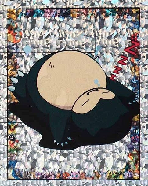 Snorlax-Prism - S22 - Merlin Sticker Series 1