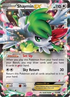 Shaymin EX 77/108 - Pokémon TCG
