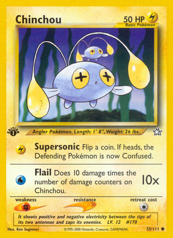 Chinchou - 55/111 - 1st Edition - EN
