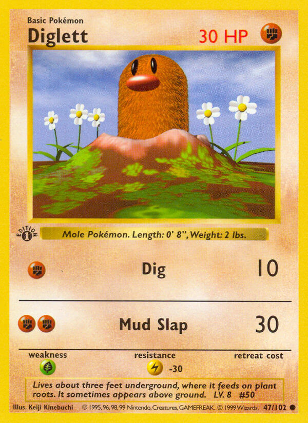 Diglett - 47/102 - EN Diglett - 47/102 - EN