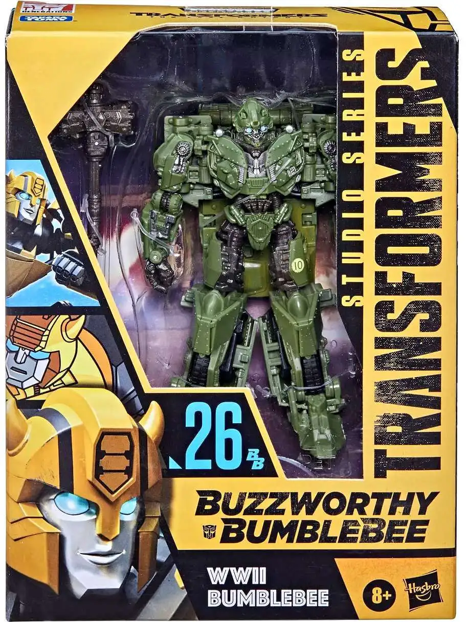 Transformers Buzzworthy Bumblebee Studio Series WWII Bumblebee Deluxe Action Figure [26]