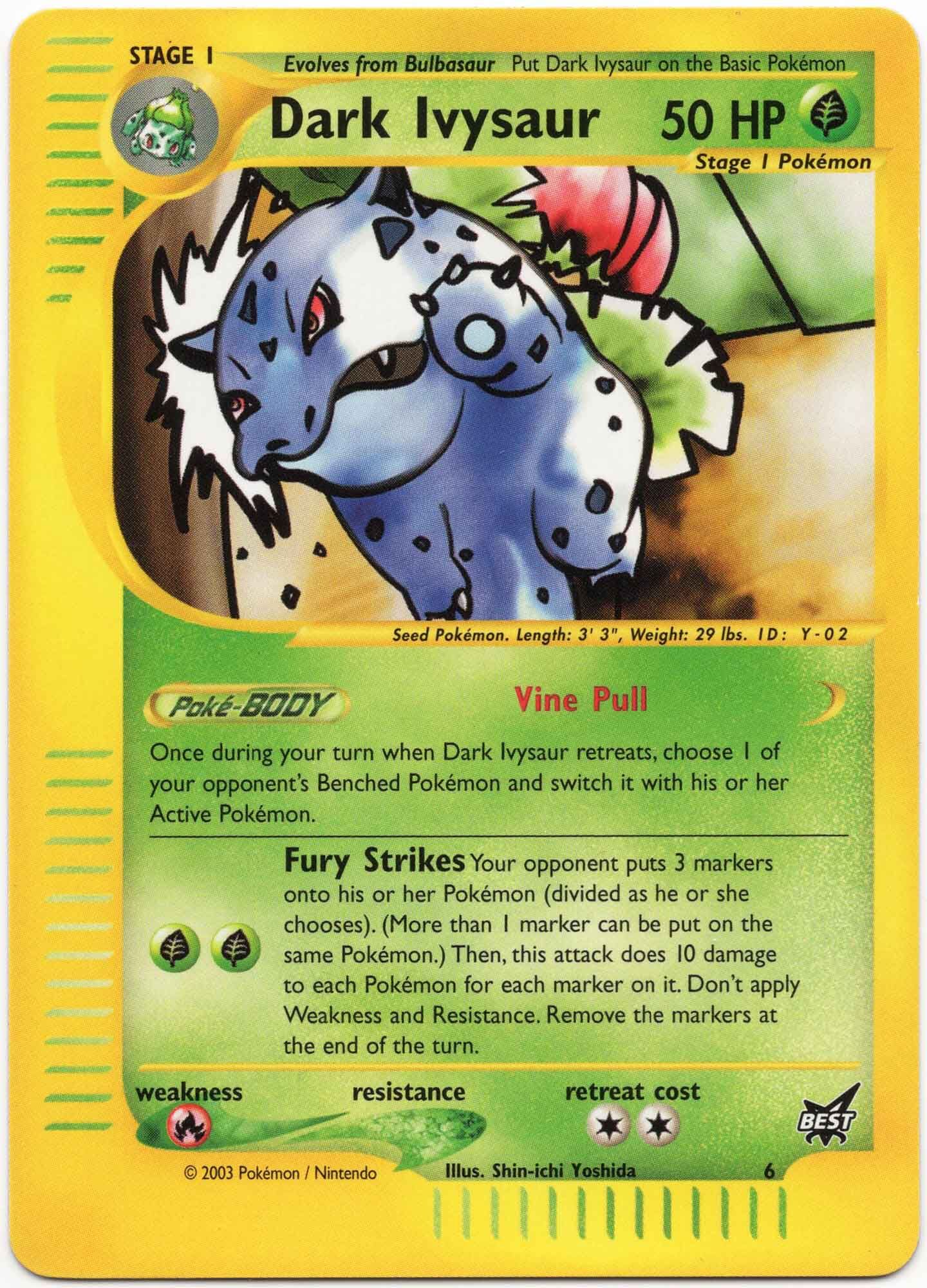 dark-ivysaur-6-pok-mon-tcg Dark Ivysaur 6 - Pokémon TCG
