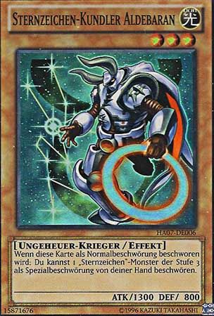 Sternzeichen-Kundler Aldebaran - Yu-Gi-Oh!