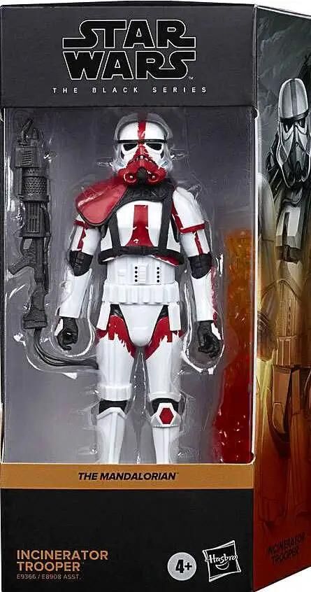 Star Wars The Mandalorian Black Series Incinerator Trooper Deluxe Action Figure