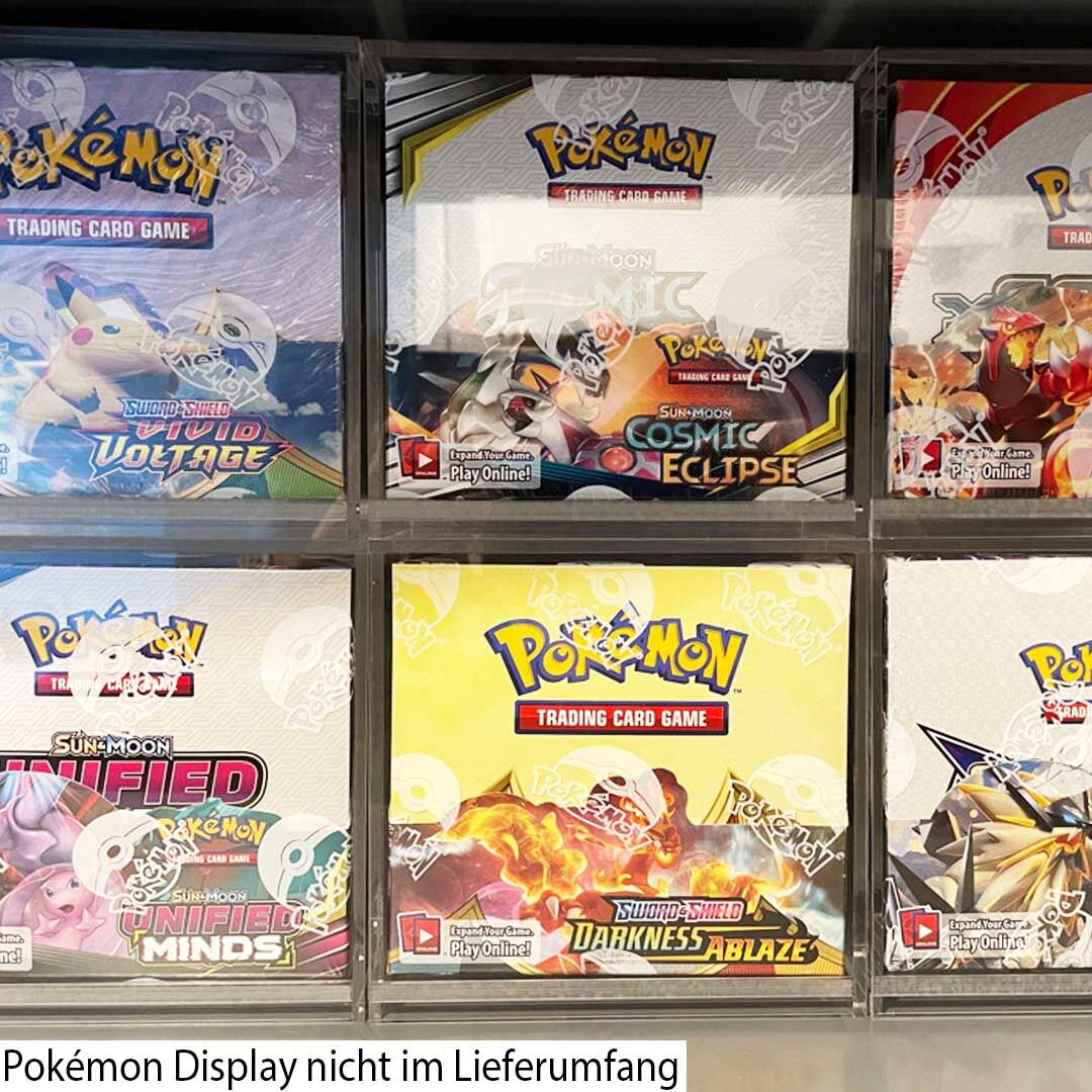 Pokémon Acrylic Booster Box Display (for Modern Displays)