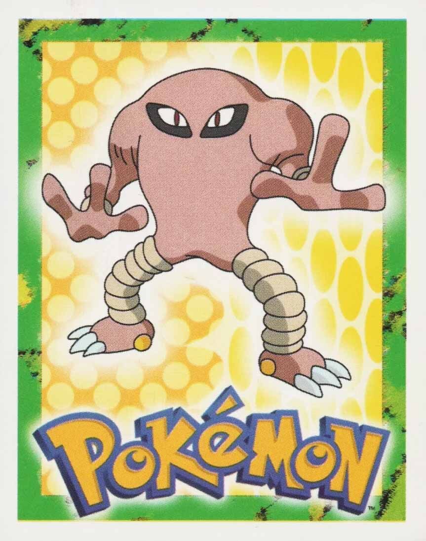 Hitmonlee - 106 - Merlin Sticker Series 1 Hitmonlee - 106 - Merlin Sticker Series 1