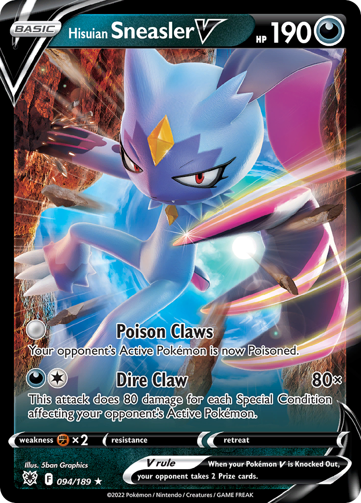 Hisuian Sneasler V - 094/189 - EN